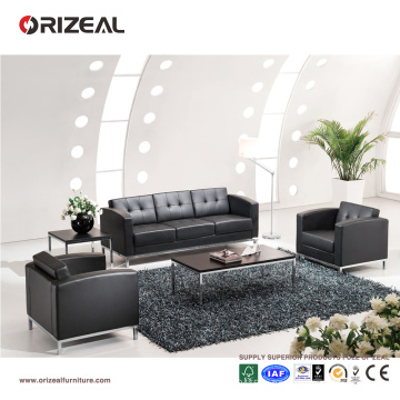 Orizeal cuir noir relaxant plier le canapé (OZ-OSF006)